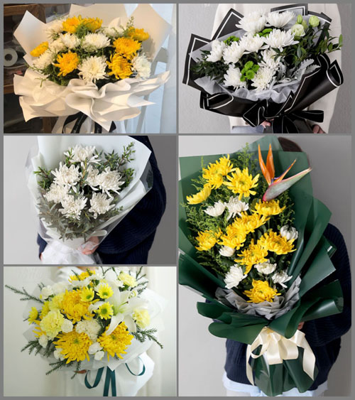 广东广州市番禺区市桥街道沙圩二村白事花束代送